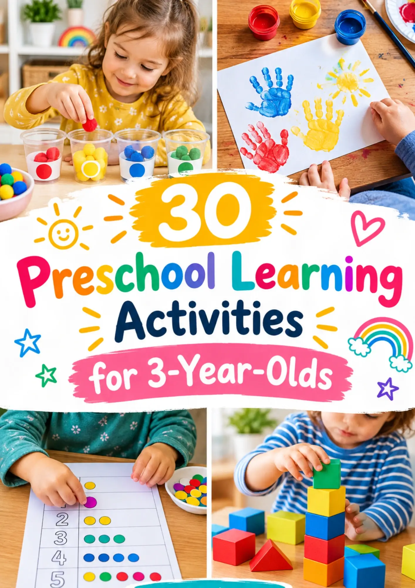 Preschool learning activities for 3-year-olds
