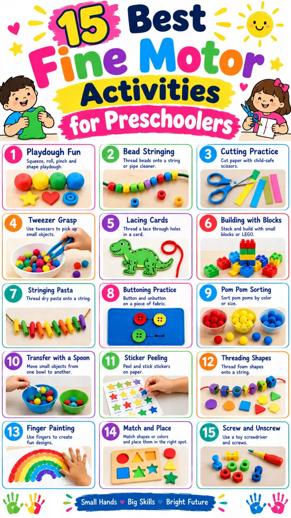 Fine Motor Activities for Preschoolers