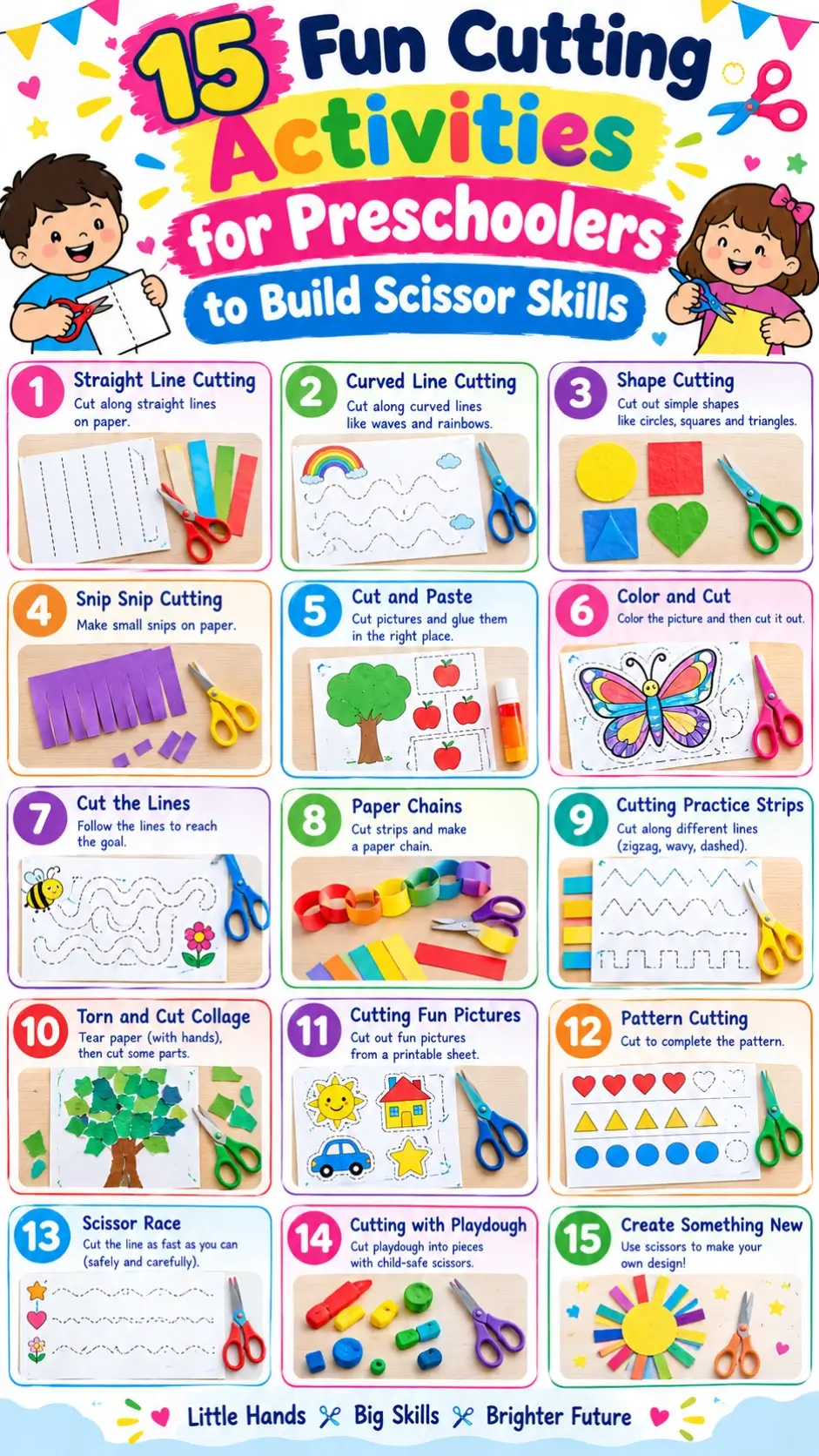 Cutting Activities for Preschoolers