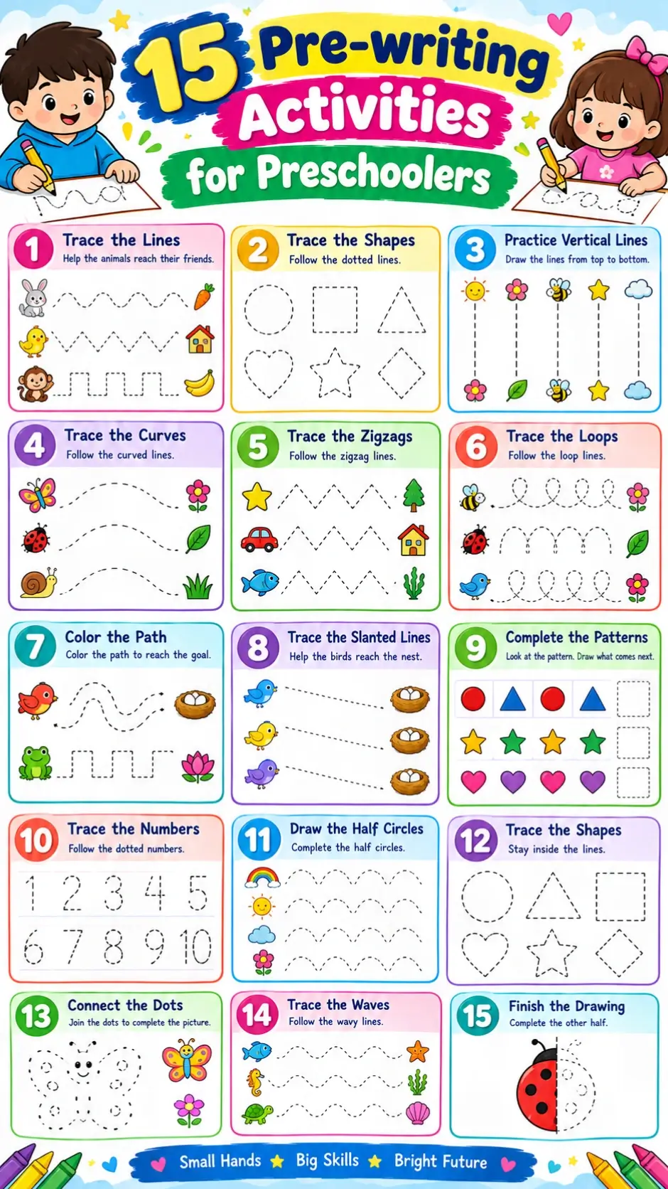 Pre-Writing Activities for Preschoolers
