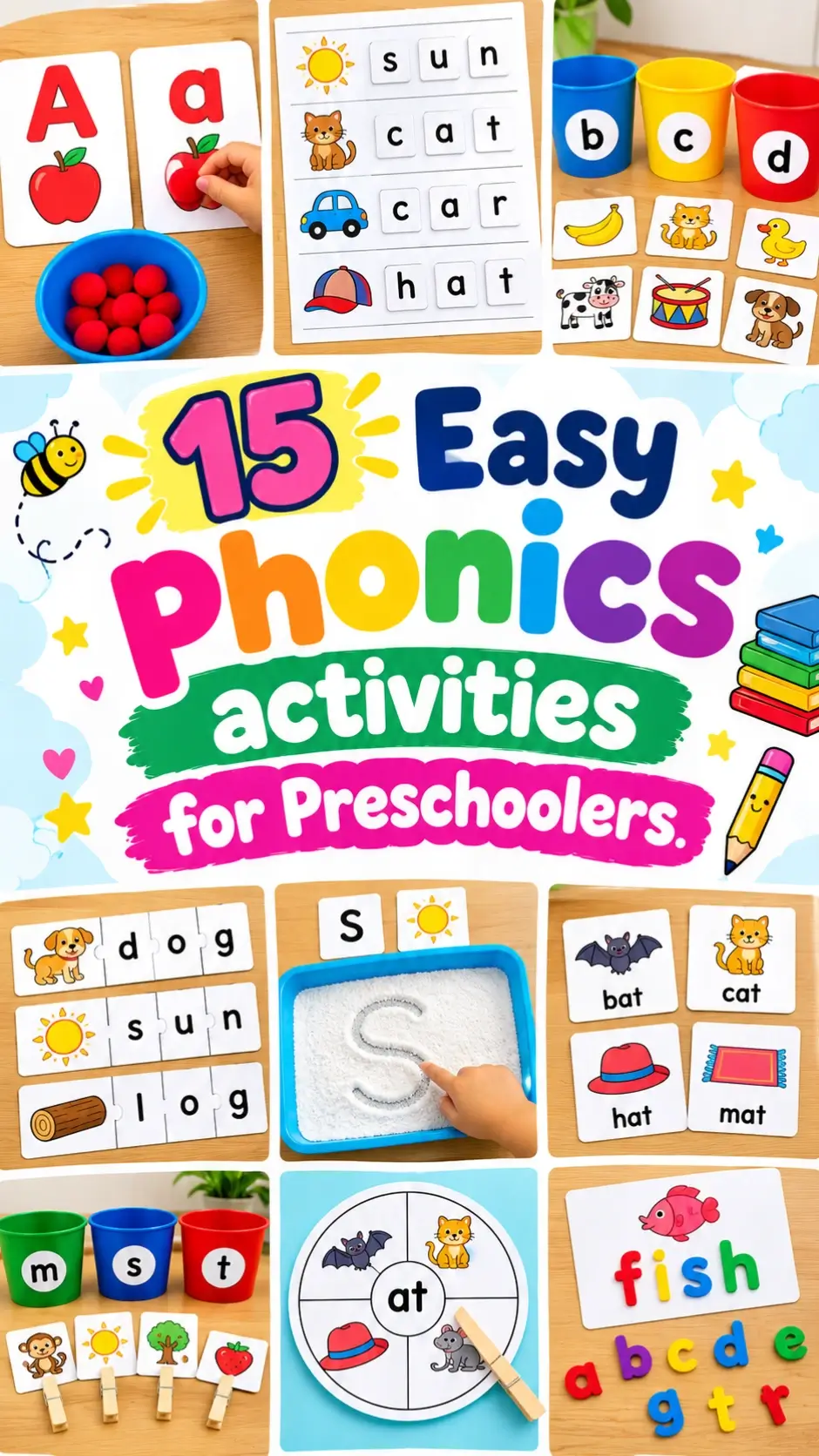 Easy Phonics Activities for Preschoolers