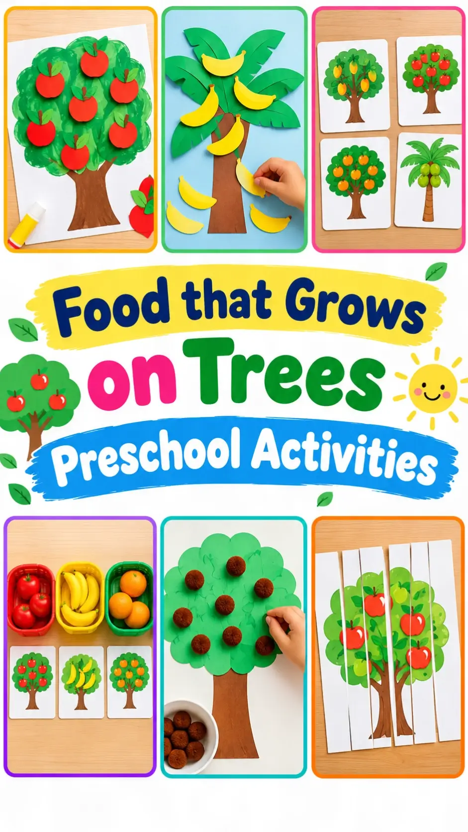 Food that grows on trees preschool activities
