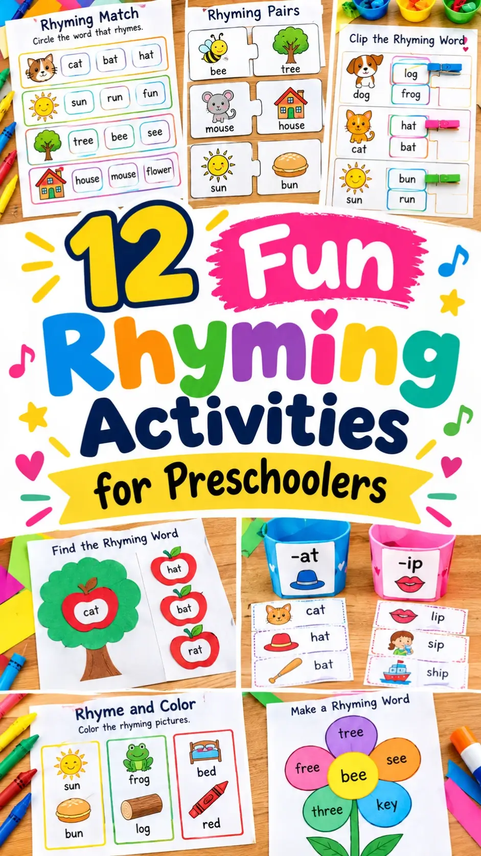 Fun Rhyming Activities for Preschoolers