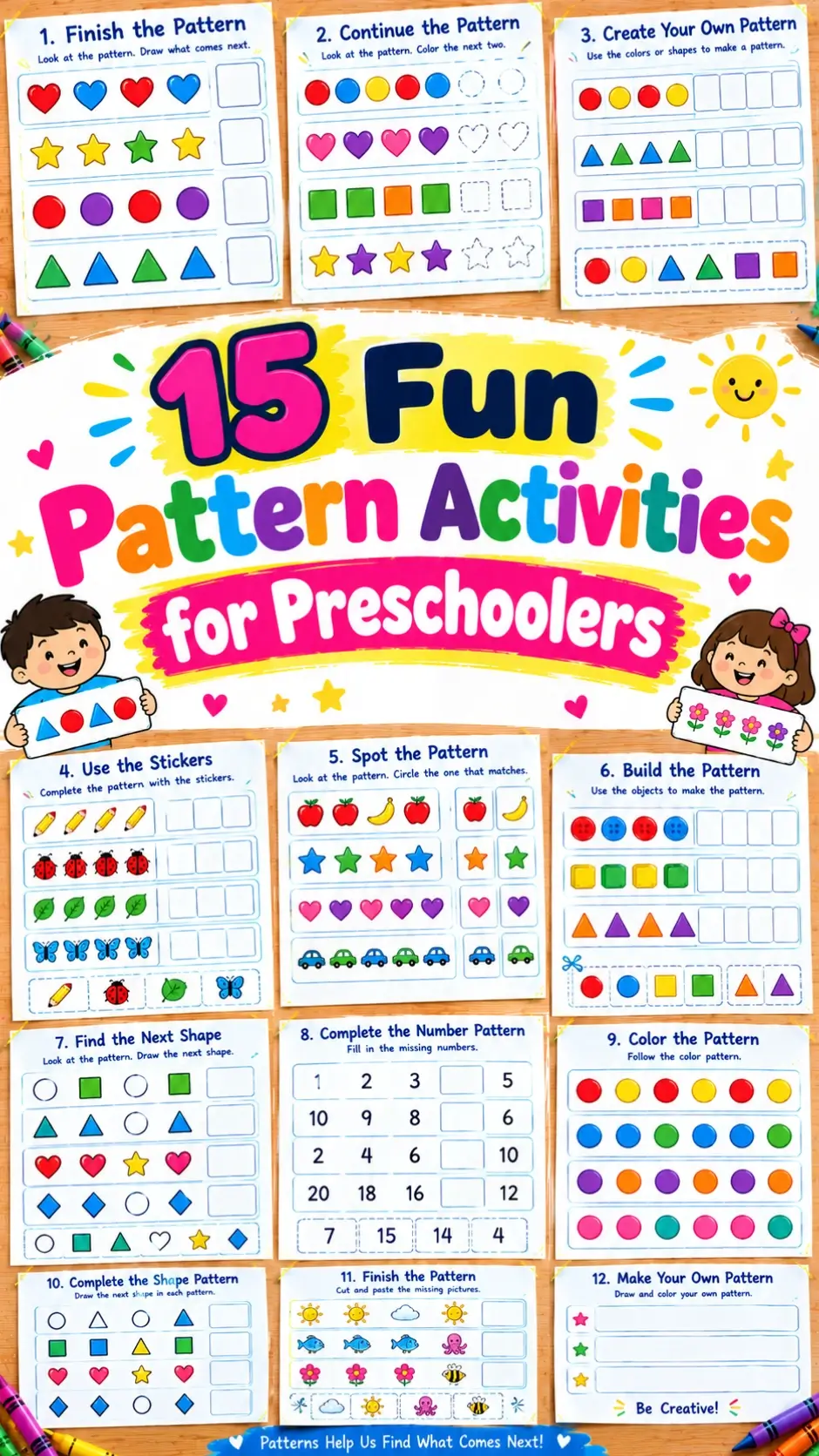 Fun pattern activities for preschoolers