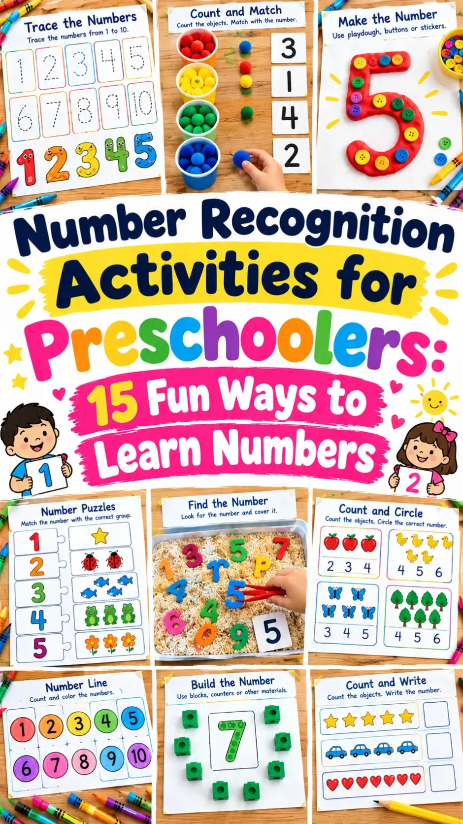 Number Recognition Activities for Preschoolers